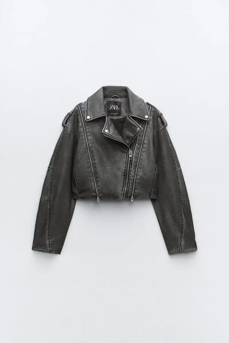 Chaqueta Biker Zara - 1