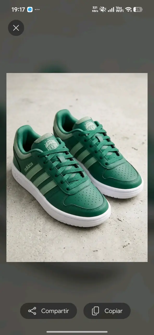 Zapatillas deportivas verdes Adidas para hombre