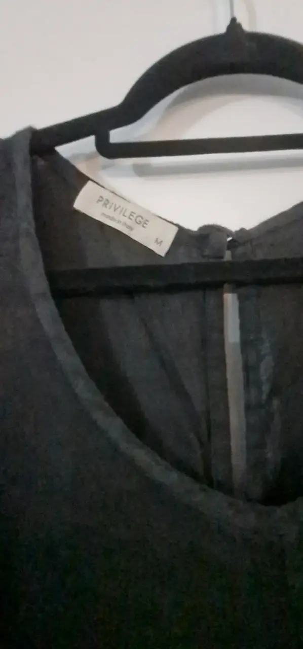 Enterito negro sin mangas Privilege talla M - 3