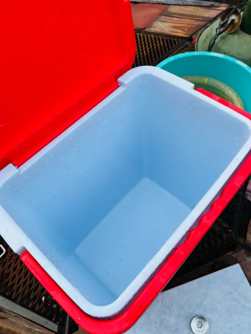Cooler Wenco Familiar 22L Rojo y Azul - 4