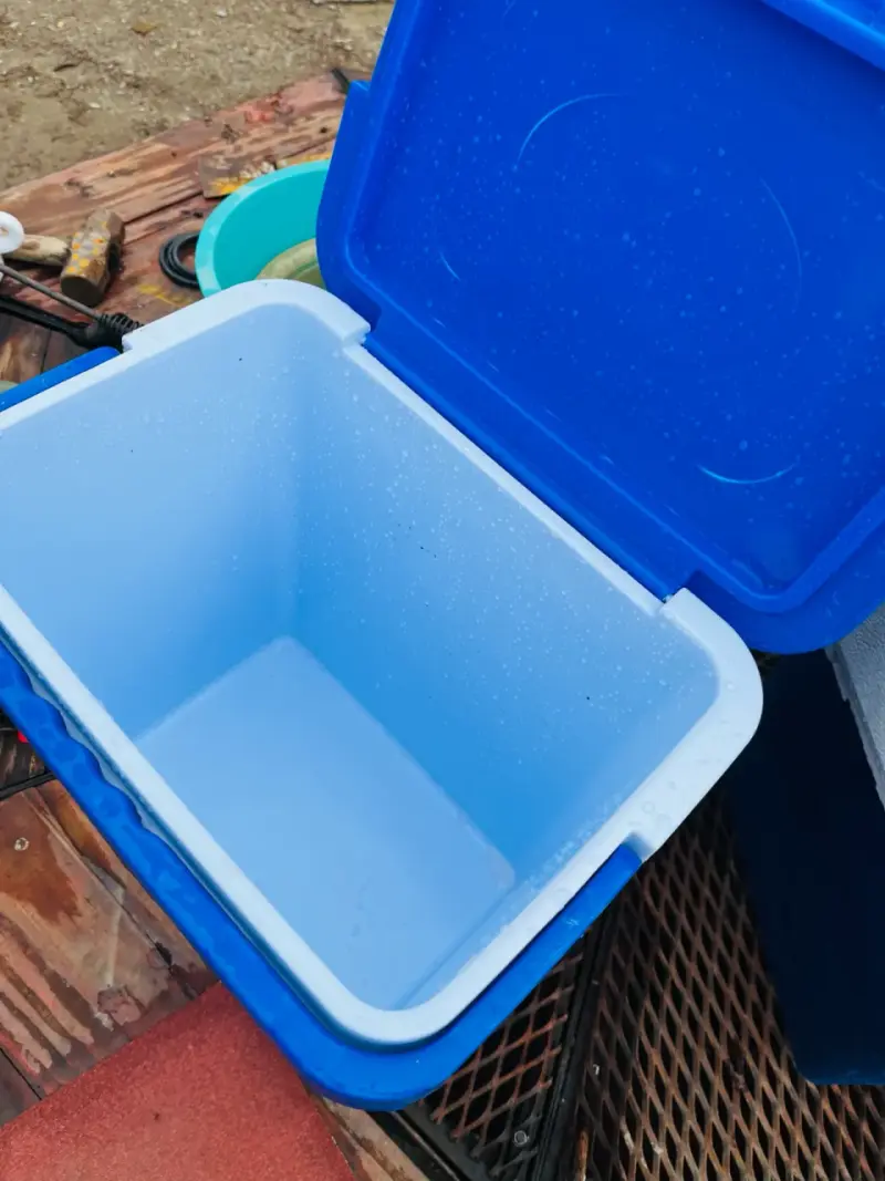 Cooler Wenco Familiar 22L Rojo y Azul - 6
