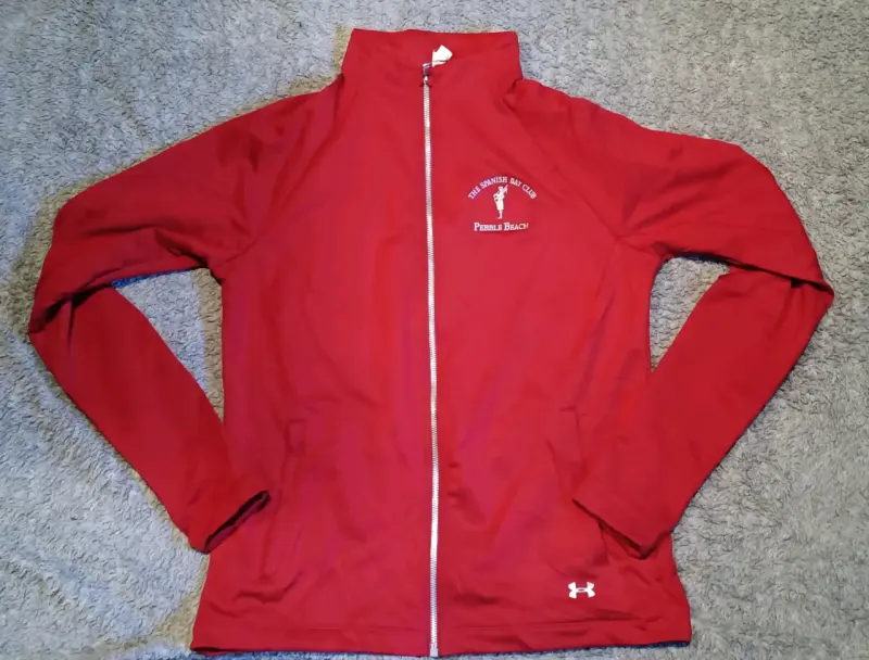 Poleron rojo under armour talla M - 1