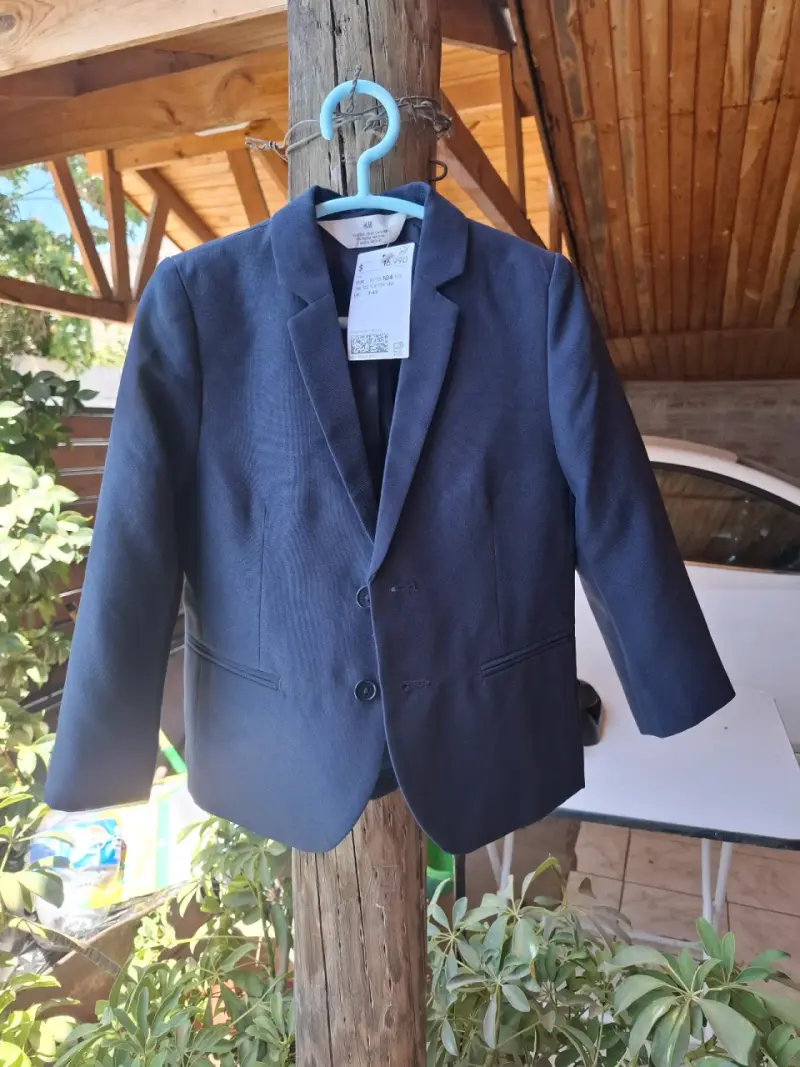 Blazer azul marino para niño H&M talla 3-4 años - 1