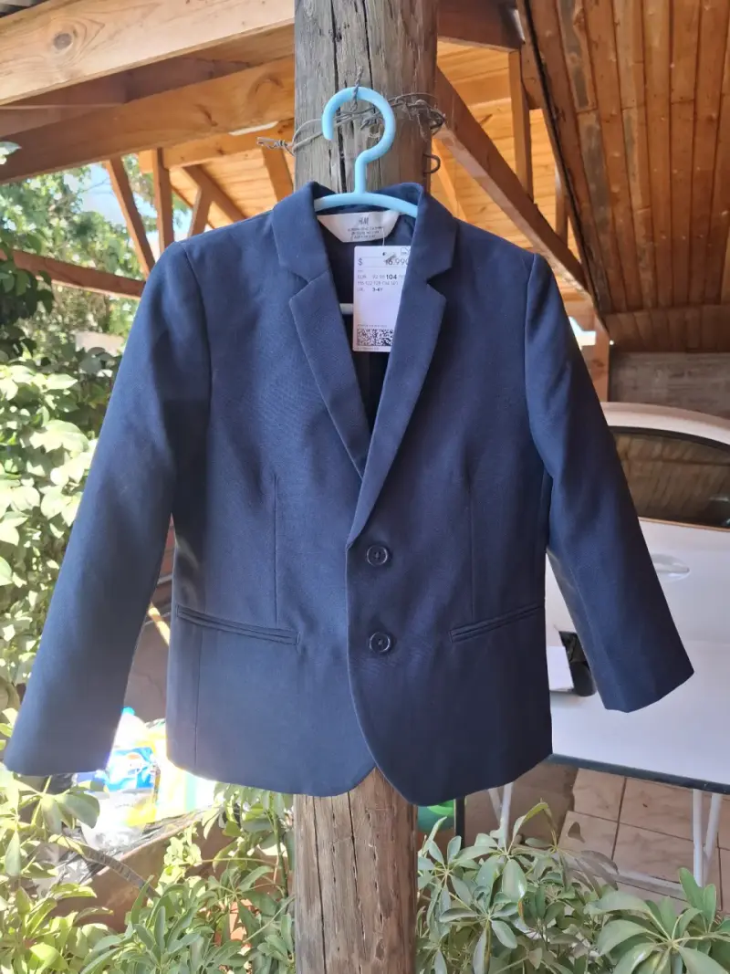 Blazer azul marino para niño H&M talla 3-4 años - 2