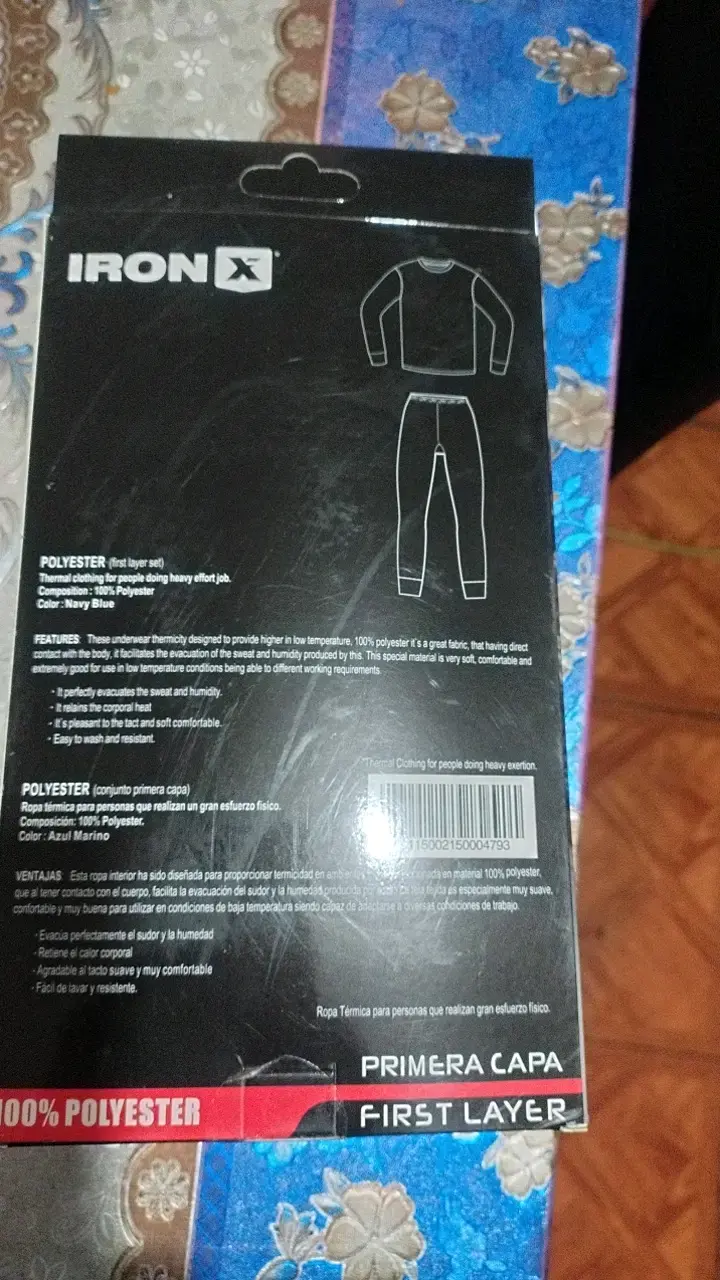 Ropa térmica Iron X primera capa talla M - 3