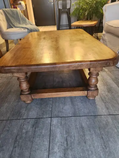 Mesa de Centro de Madera Maciza - miniatura 2