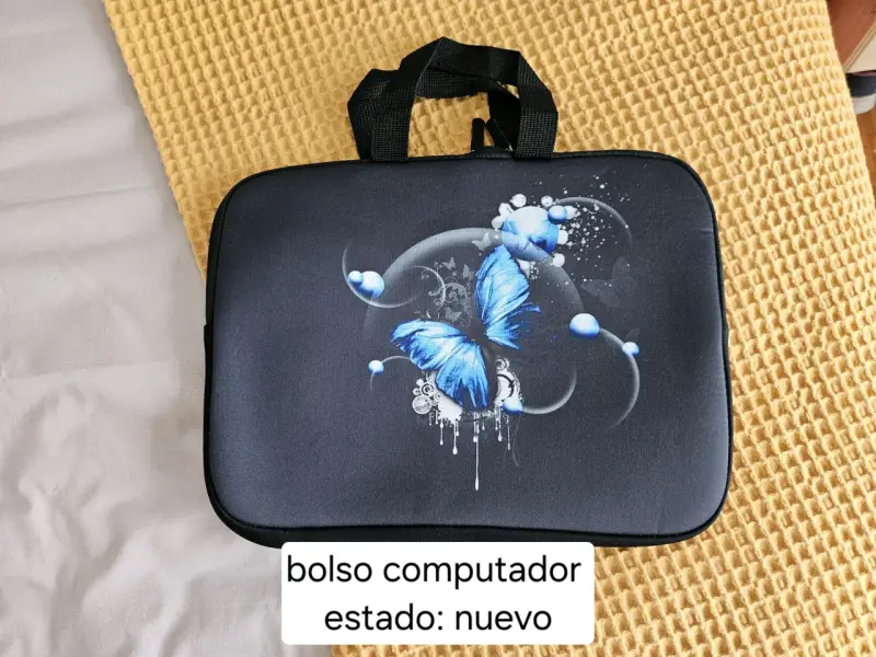 Bolso para Computador con Diseño de Mariposa