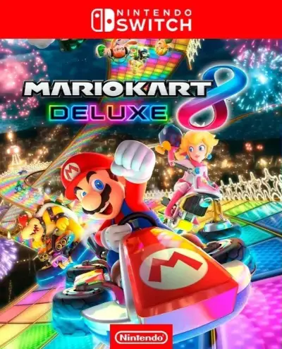 mario kart 8 deluxe nintendo switch - cartucho - miniatura 1
