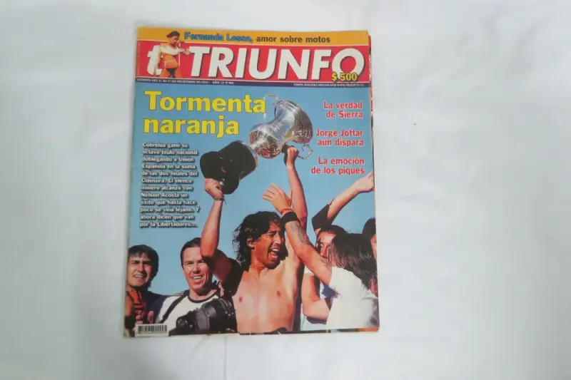 Revista Triunfo edición Tormenta Naranja 2004 - 3