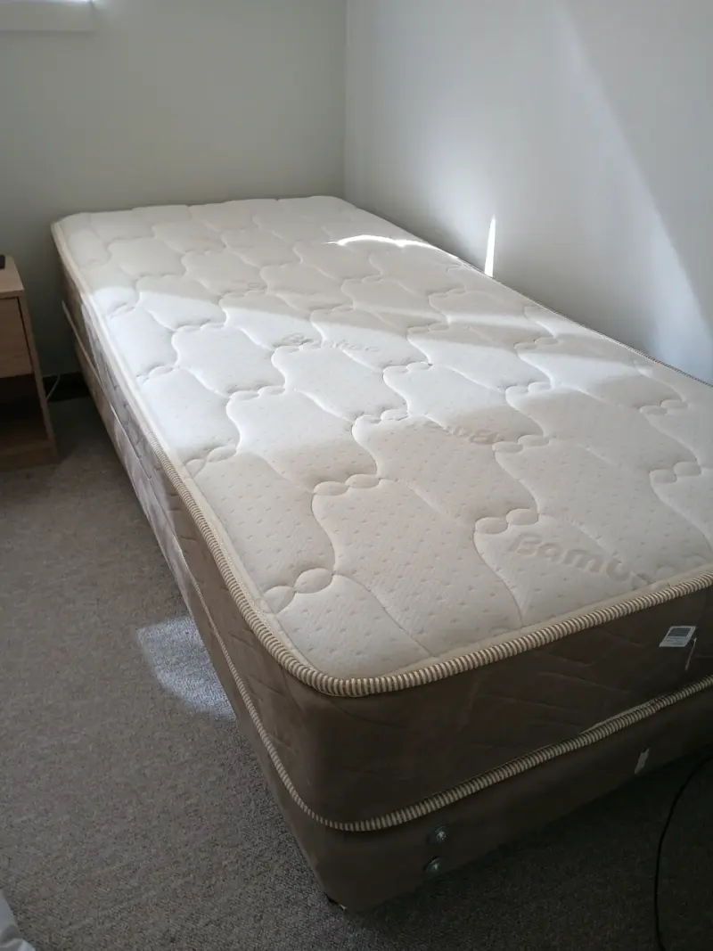 Cama Europea Bamboo 1 Plaza Base Normal - 5