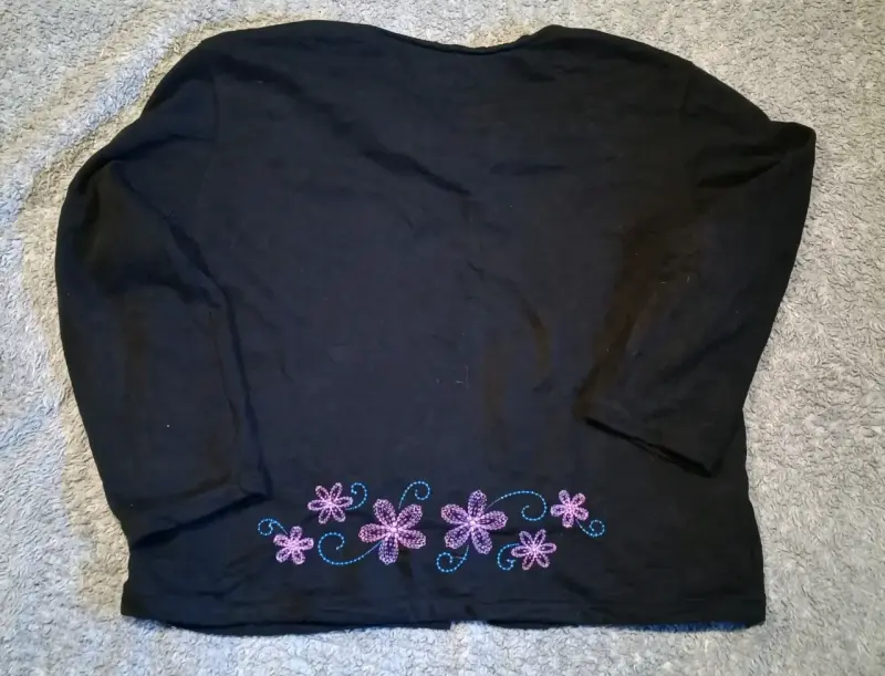 Chaqueta negra bordada Goodfellow & Co - 2