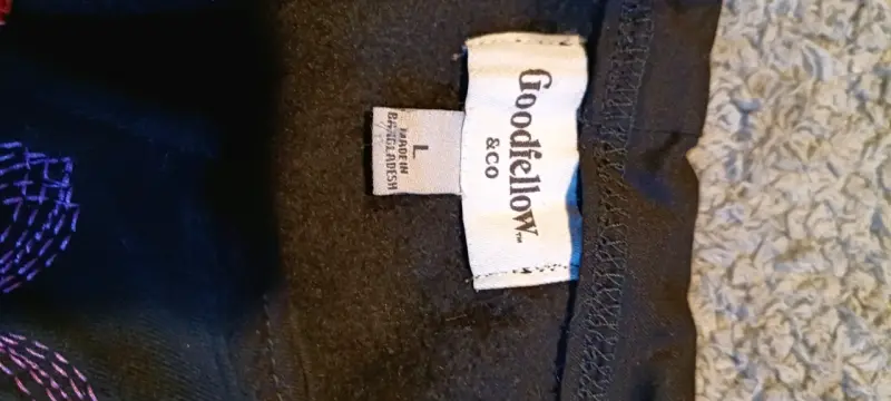 Chaqueta negra bordada Goodfellow & Co - 3
