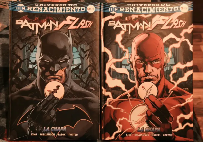 Cómics Batman y Flash La Chapa