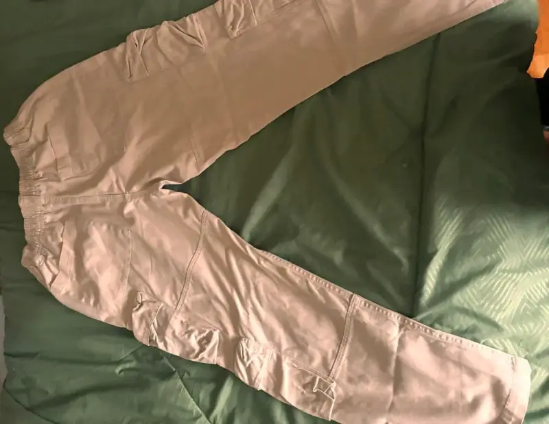 Pantalones cargo beige FRESH BRAND talla XS - 4