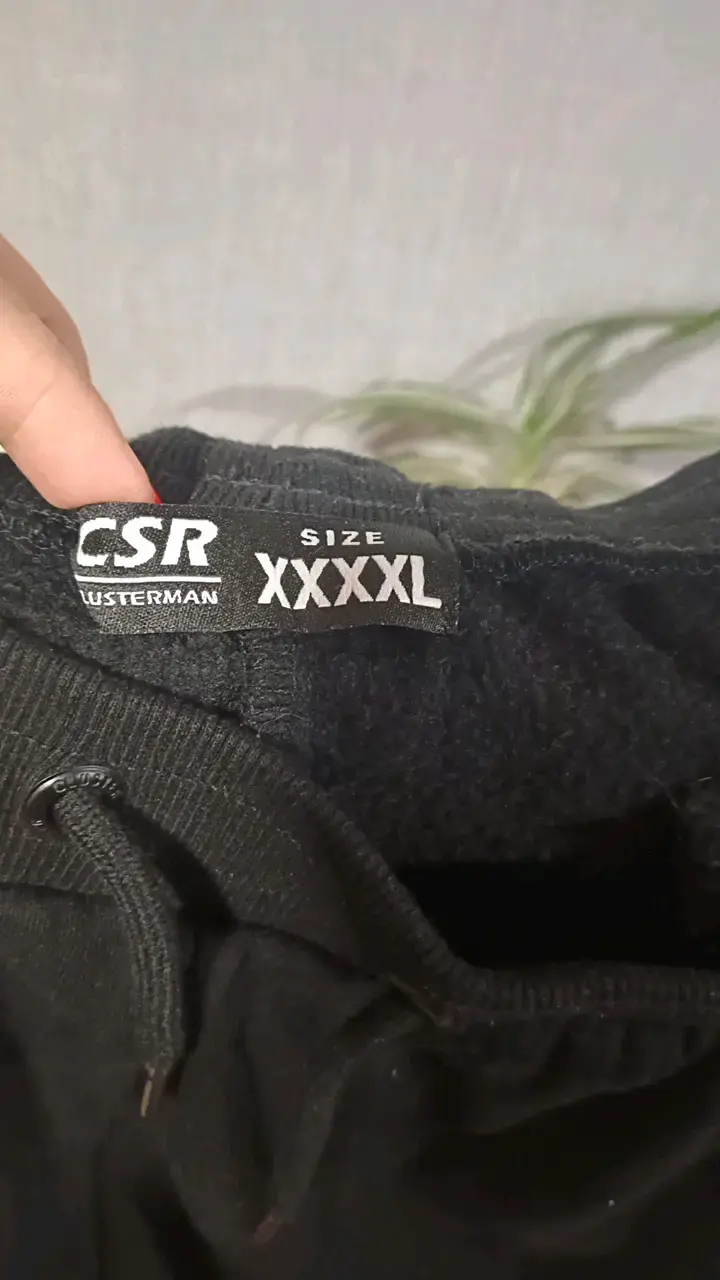 Pantalón buzo negros talla XXXXL - 2