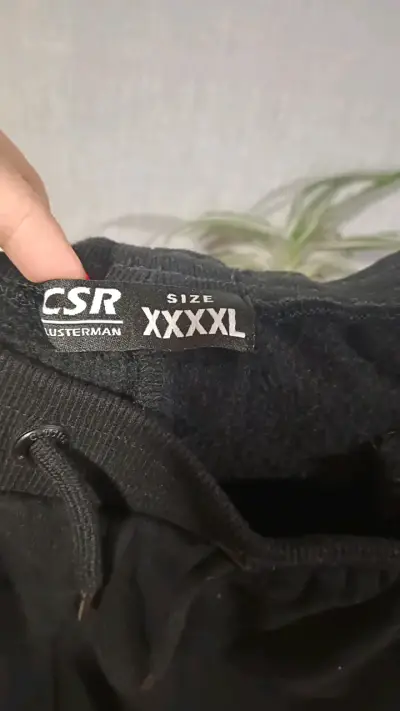 Pantalón buzo negros talla XXXXL - miniatura 2