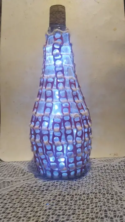 Lámpara decorativa de botella  con luces L - miniatura 1