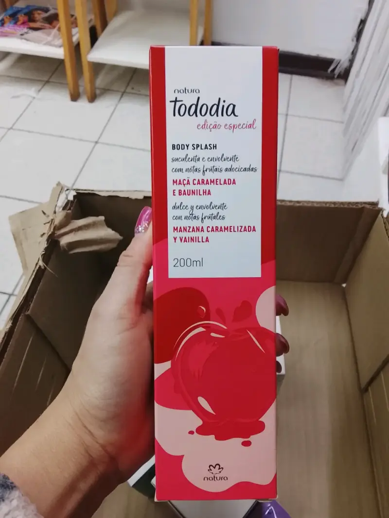 Body Splash Natura Tododia Cereza y Avellana 200ml - 2