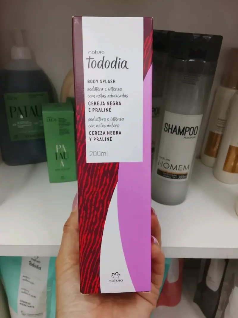 Body Splash Natura Tododia Cereza y Avellana 200ml - 5