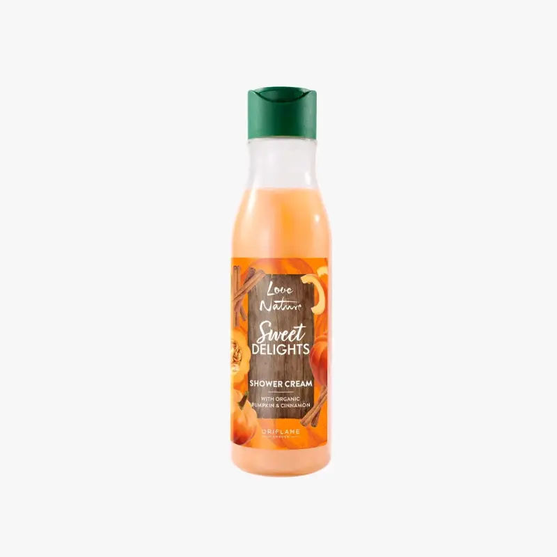 Set de crema de ducha y crema corporal Love Nature Sweet Delights - 1