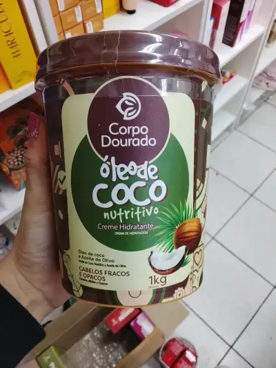 Crema hidratante de coco Corpo Dourado 1kg - miniatura 1
