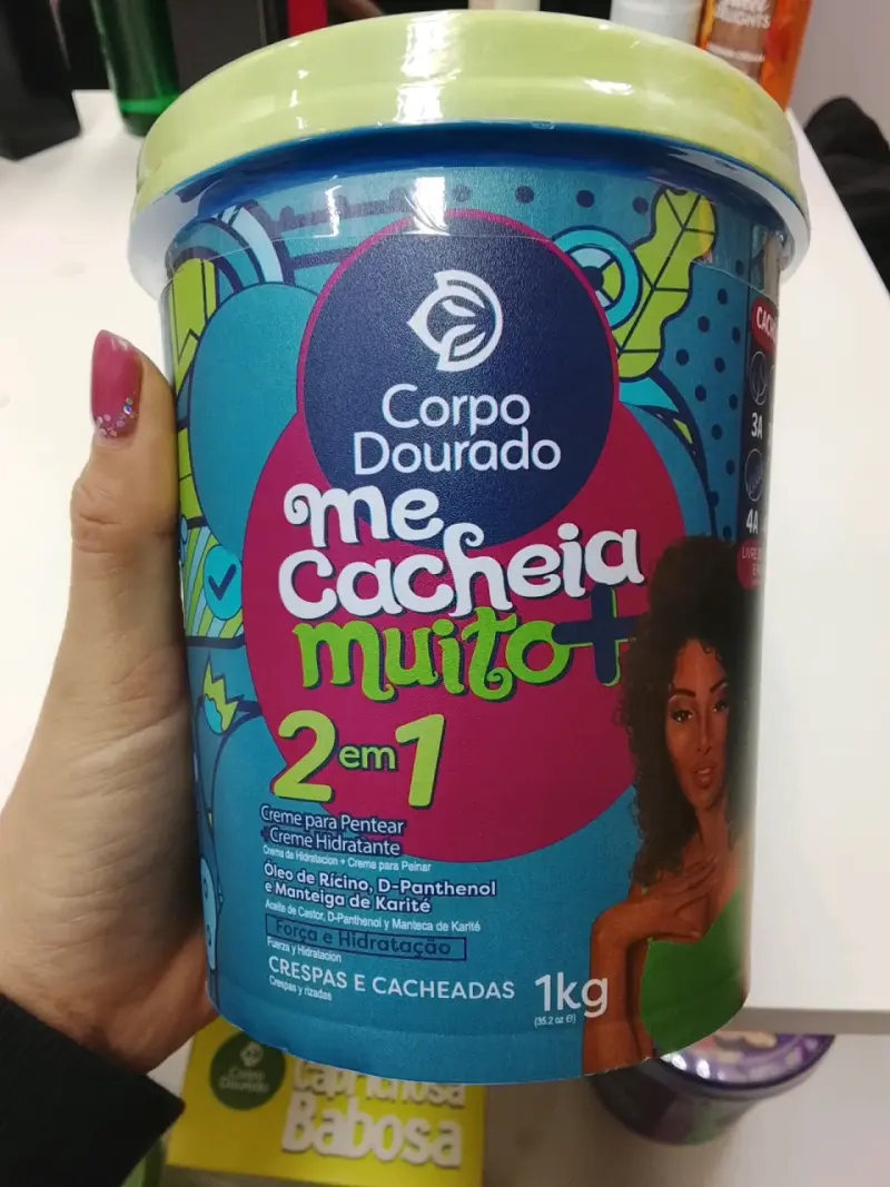 Crema hidratante de coco Corpo Dourado 1kg - 2