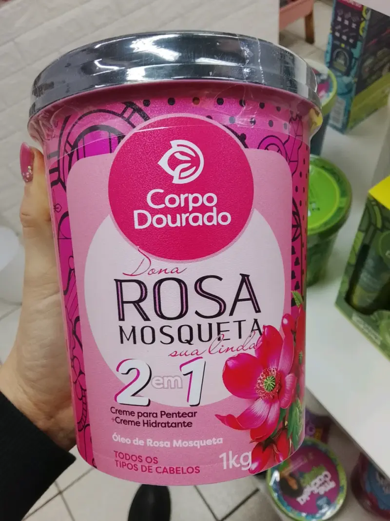 Crema hidratante de coco Corpo Dourado 1kg - 3