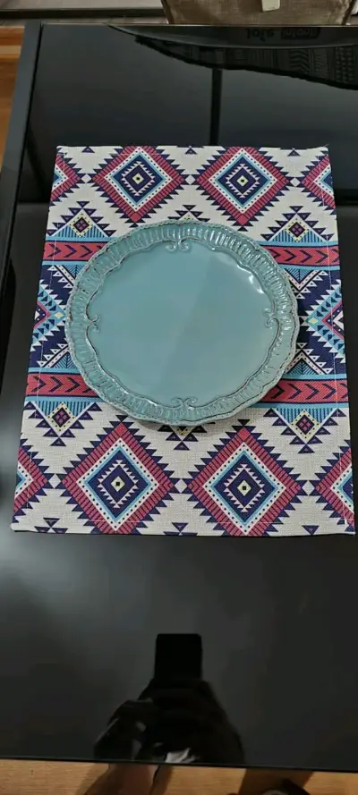 Individual de Mesa Estilo Étnico Colorido - miniatura 3