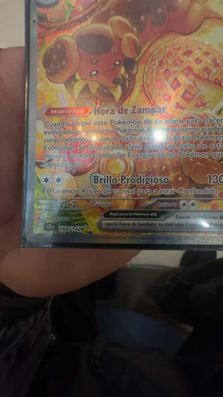 Carta Pokémon Dachsbun EX Holo Rara - 3