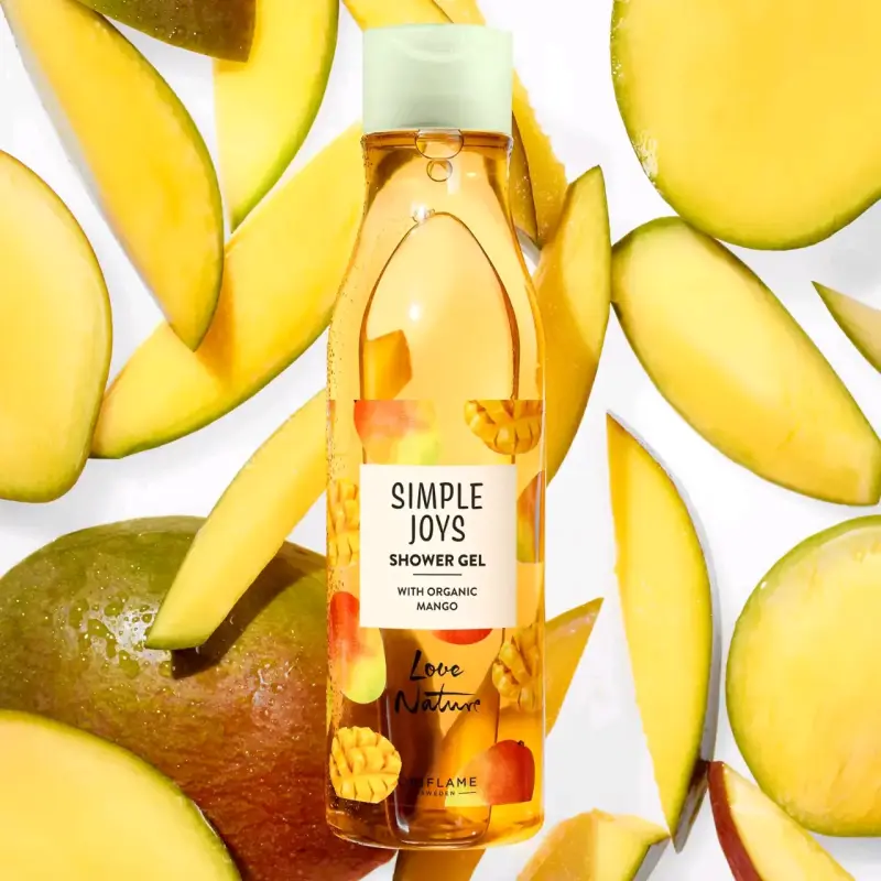 Gel de Ducha Simple Joys con Mango Orgánico