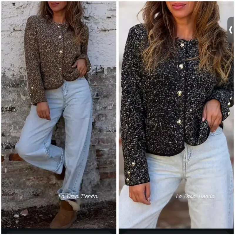 Chaqueta de lana para mujer