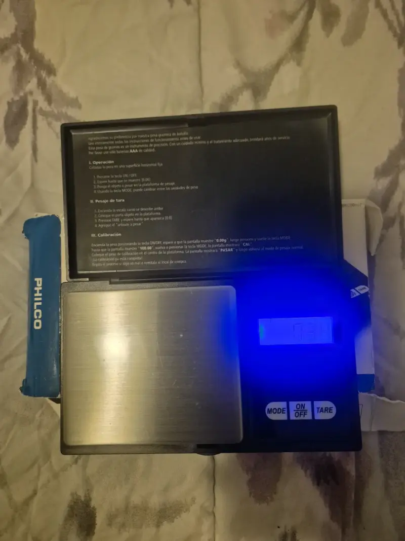 Balanza digital de precisión Philco con pantalla LCD - 1