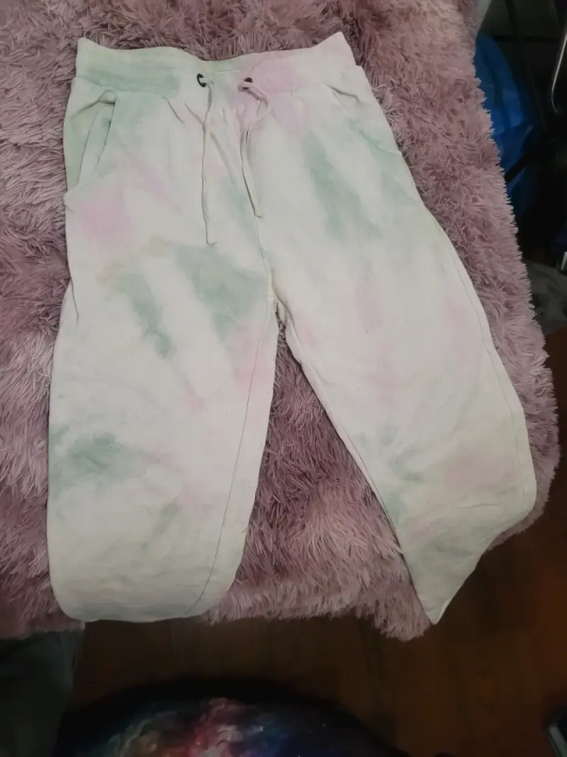 Pantalones deportivos tie-dye para mujer