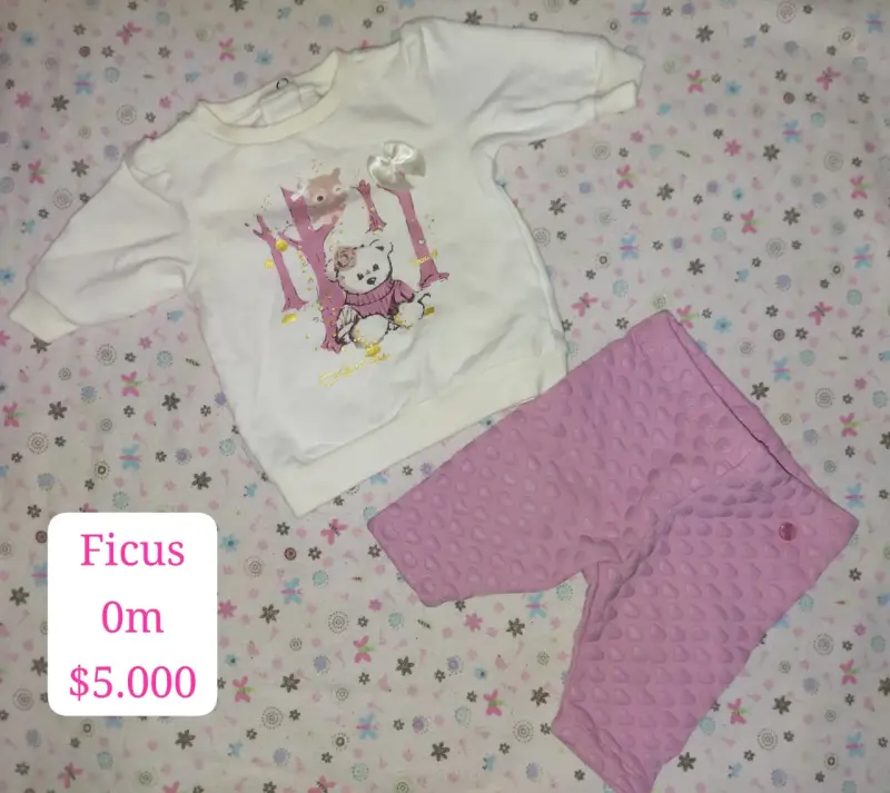 Conjunto de ropa para bebé Ficus 0-3 meses - 1
