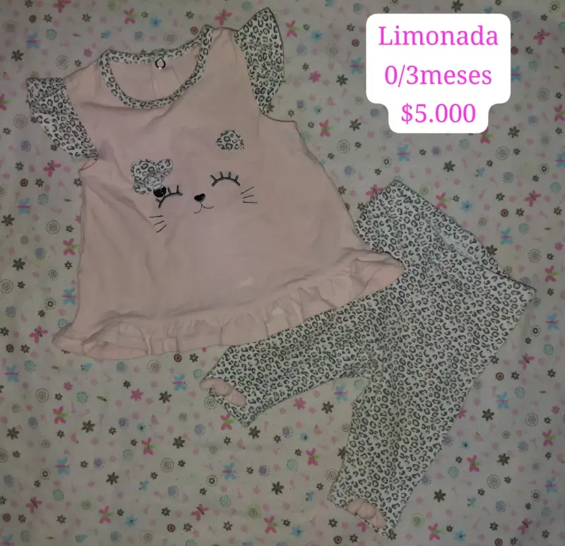 Conjunto de ropa para bebé Ficus 0-3 meses - 3