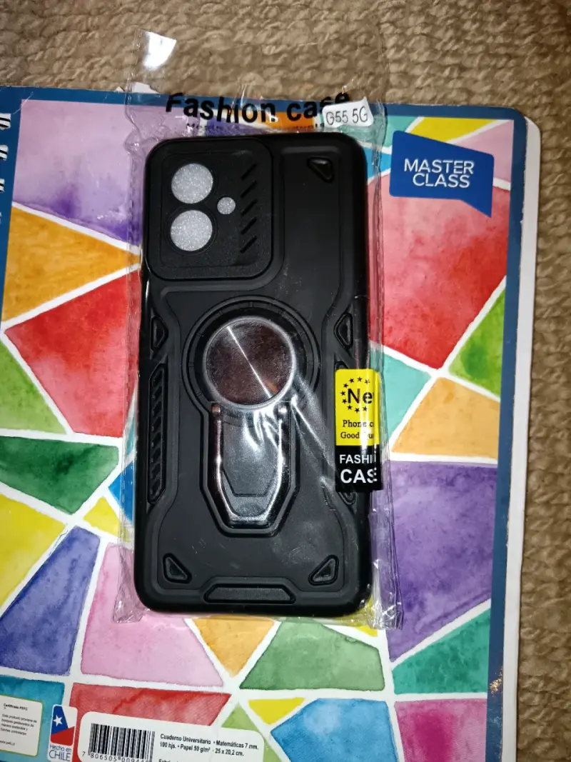 Funda protectora para Motorola G55 5G con soporte - 3