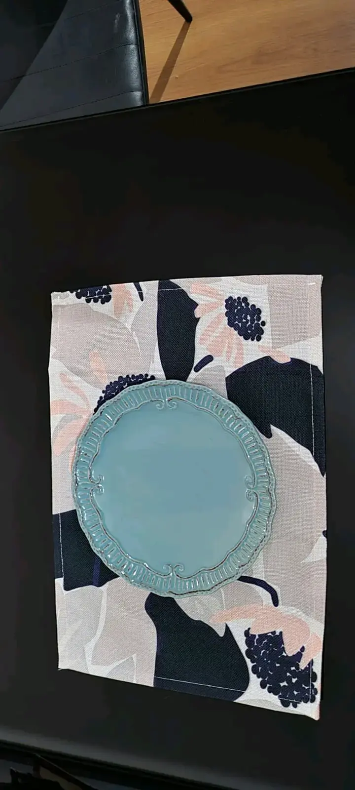 Set de individuales con diseño floral y tropical - 2