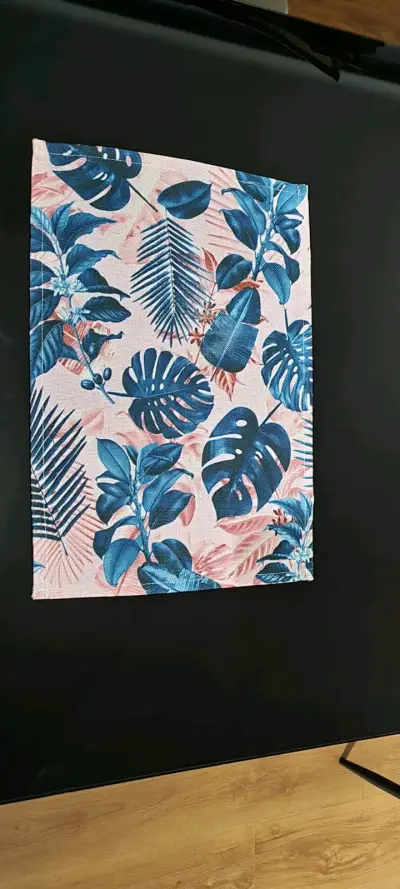 Set de individuales con diseño floral y tropical - miniatura 3