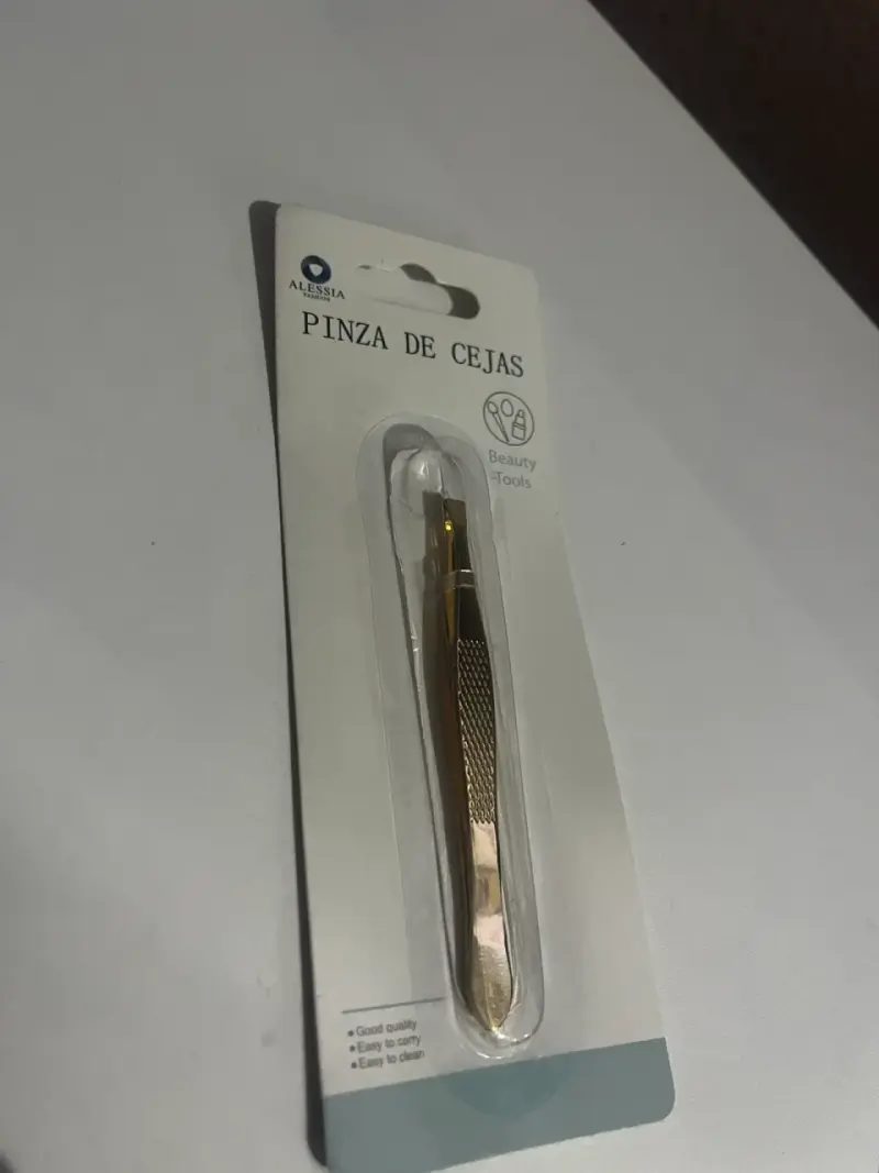 Pinza de cejas Alegria dorada - 2