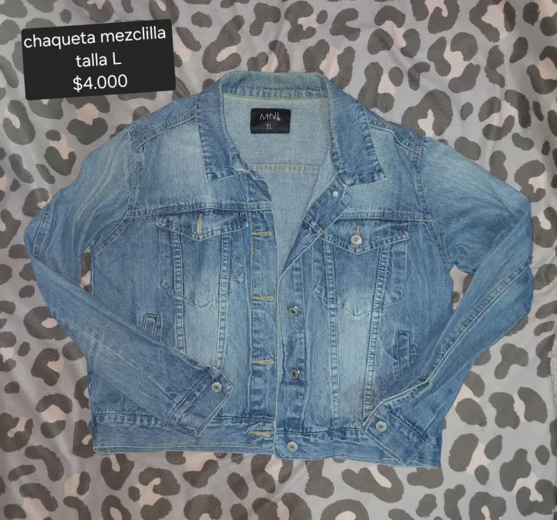 Chaqueta de Mezclilla Talla L MNL - 1