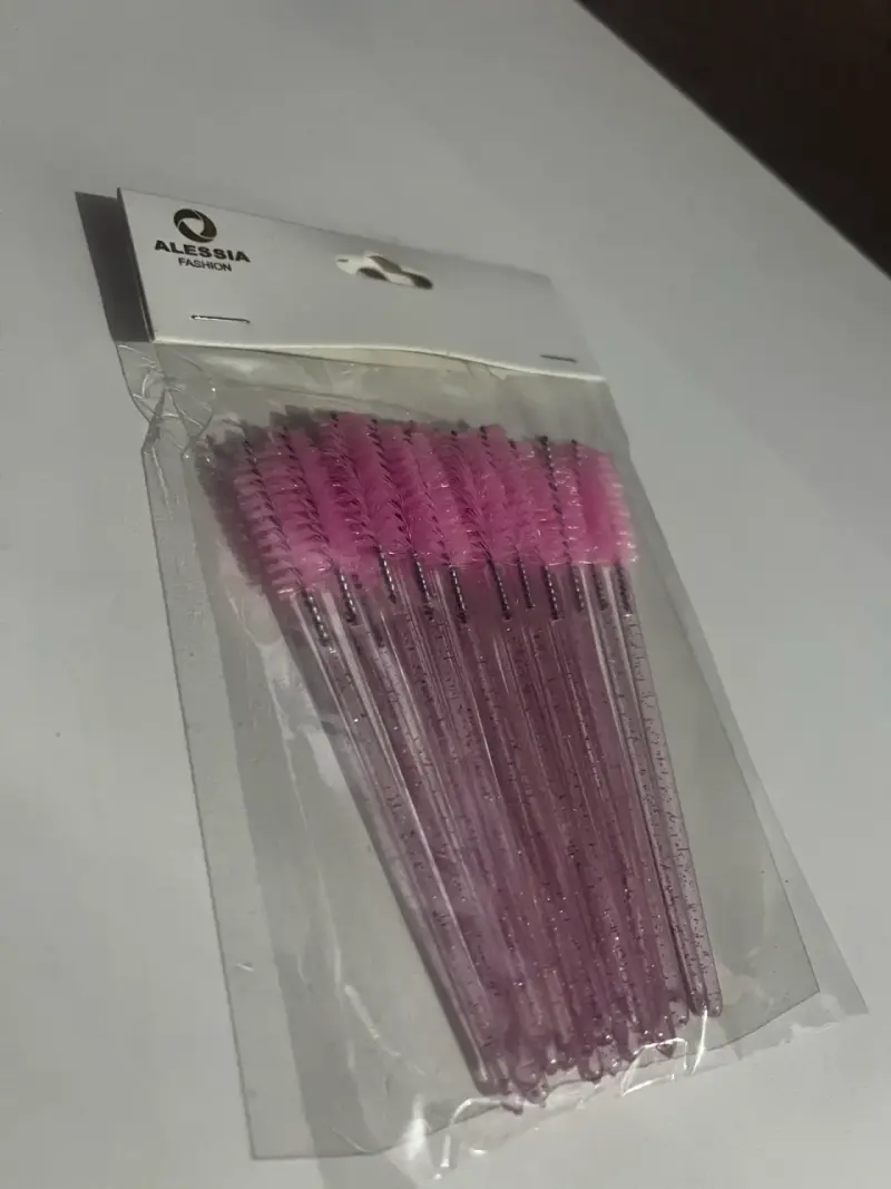 Cepillos Desechables para Pestañas Rosados Alessia