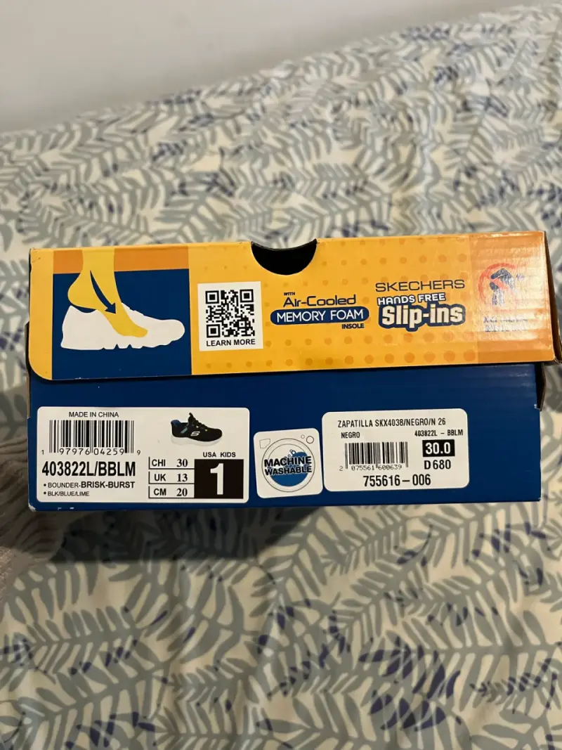 Zapatillas niño Skechers Slip Ins Negro - 6