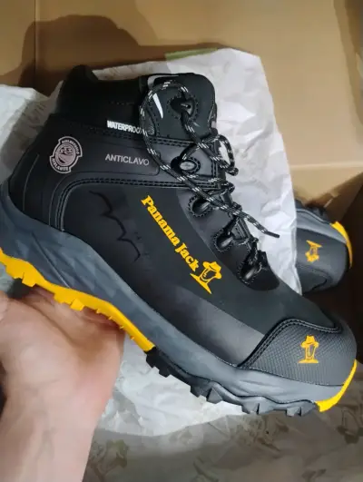 Botas de seguridad impermeables Panama Jack negras - miniatura 1