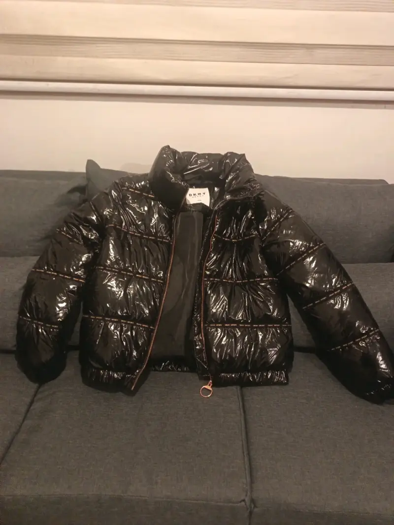 Chaqueta acolchada negra DKNY para mujer - 1