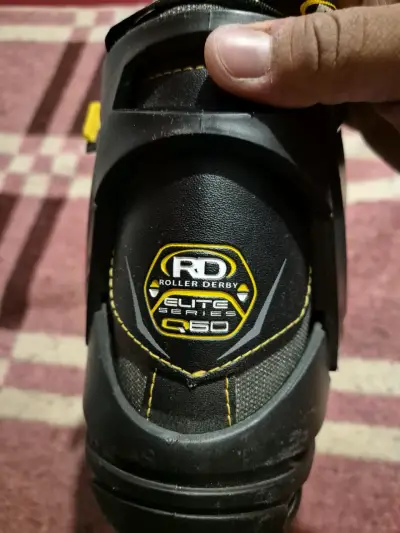 Patines en línea Roller Derby Elite G50 negros y amarillos - miniatura 3