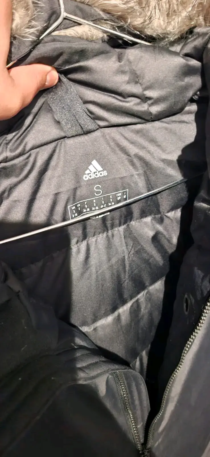 Chaqueta Adidas Mujer Negra – Talla S - 3