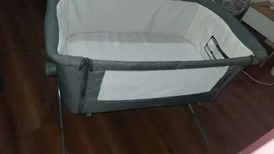 Cuna colecho Infanti gris con malla - miniatura 2