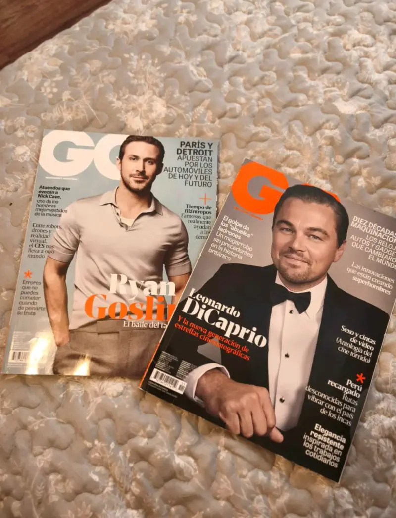 Revistas GQ Gosling y DiCaprio - 1
