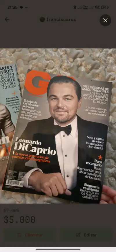 Revistas GQ Gosling y DiCaprio - miniatura 2