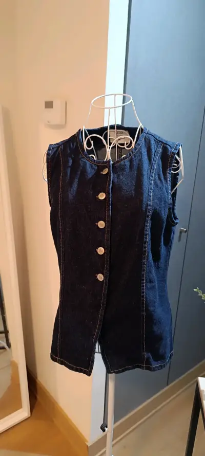 Jeans Mango Flare Tiro Alto Mujer Talla 38 - miniatura 6